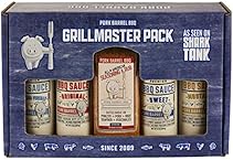 Grillmaster BBQ Sauce & Spice Seasoning Gift Pack - Pork Barrel BBQ Sauce Spice Seasoning Rub Gift Packs