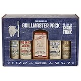Best Fathers Day Gift for Dad - Grillmaster BBQ Sauce & Spice Seasoning Gift Pack - Pork Barrel BBQ...