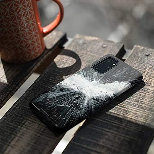 Skinit Pro Phone Case Compatible with Galaxy S20 Plus - Officially Licensed DC Comics Batman Dark Knight Rises Poster Design