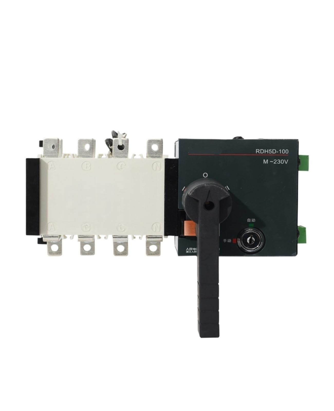 Commutateur de transfert automatique inverseur de source triphasé 100A