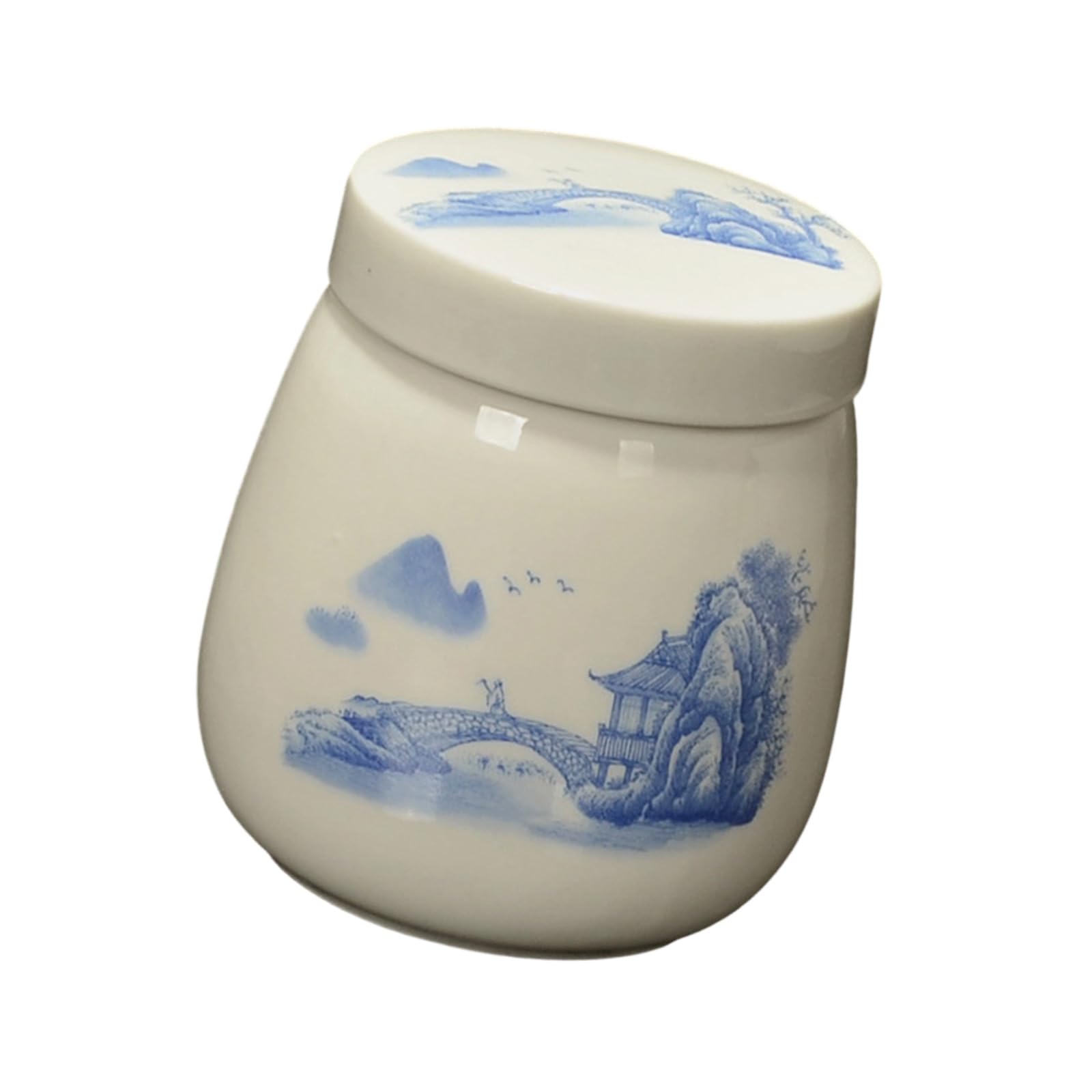 yanzunlrn Chinese Ceramic Food Container 220ml with Cover Coddled Eggs Cup Great for Steaming Boiling and Keep Meals Warm Food Container