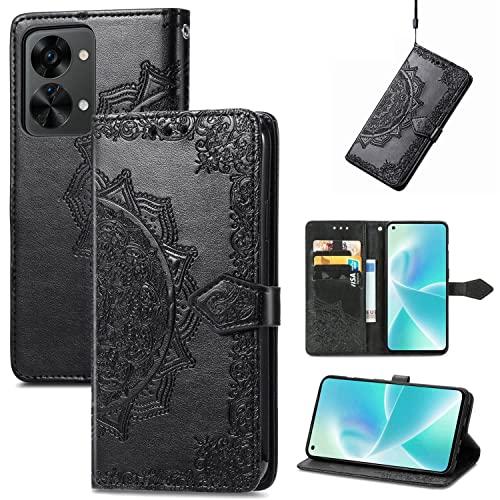 Étui OnePlus Nord 2T König Design noir avec porte-cartes pour optimiser votre quotidien