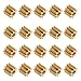 Scicalife 20 Pcs Small Copper Gear 2 mm 9 Tooth Aircraft Parts Toy Model Spindle Pinion Shaft Hole Mechanical Gear