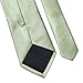 DiBanGu Light Green Tie for Men Satin Green Necktie and Pocket Square Cufflinks Sets Wedding Party