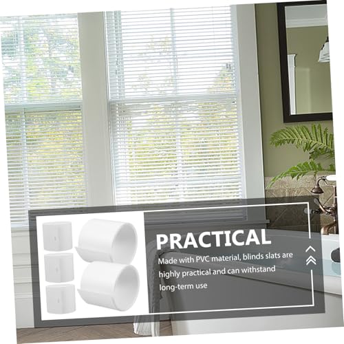 Lamas de persianas verticales de PVC repuesto blanco para ventanas correderas 4