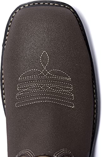Timberland PRO Timberland PRO Men's True Grit Pull On Composite Safety Toe Waterproof Industrial Western Work Boot, Brown Turkish Rancher-2024 NEW, 7 M US