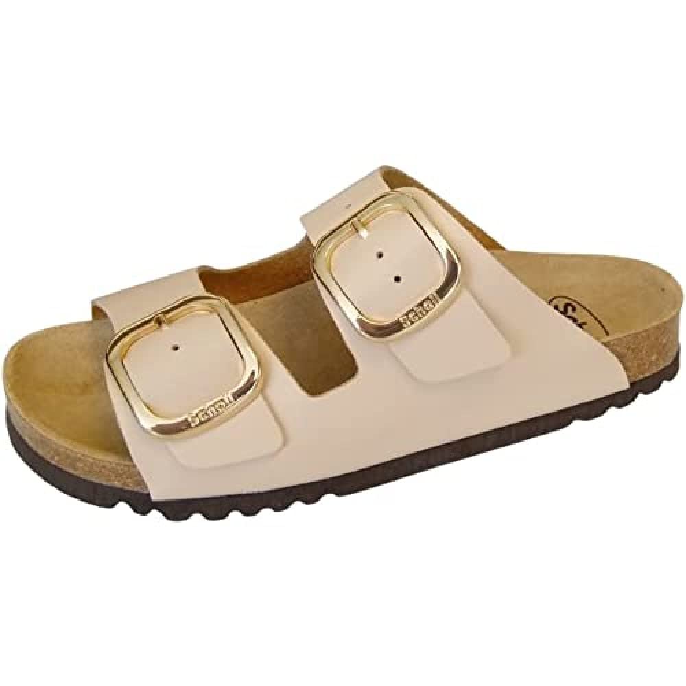 Scholl Women's Christmas Sandal, Navy Blue, 7 UK