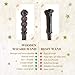 Handicraftviet Hand Carved Wood Magic Wand/Witch Wand Real Wood/Wizard Wands 15' for Halloween, Christmas and Birthday Party/Wooden Wand Star (S5)