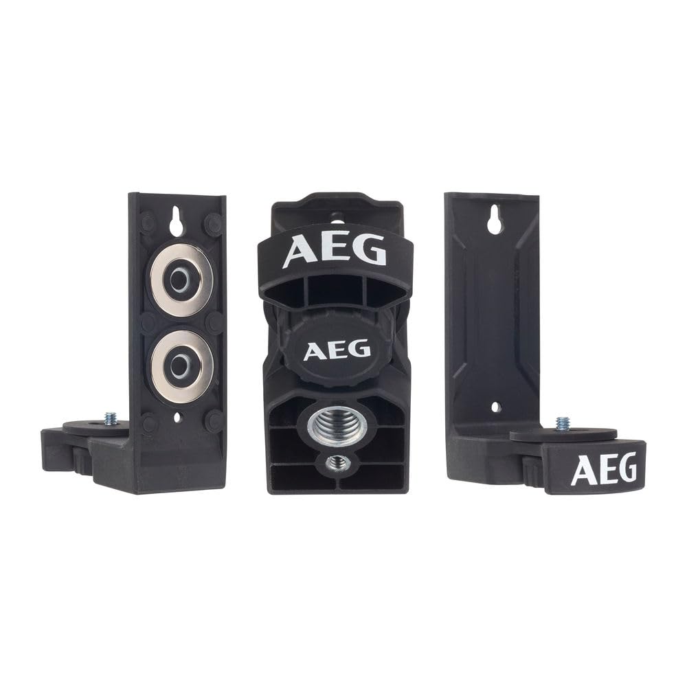 AEG Niveau Laser Croix Vert CLG220-K – Portée 20 m, Haute Visibilité, Auto-Nivelant, IP54, Support Magnétique, Pince Murale, Plaque Cible et Sac de Transport Inclus