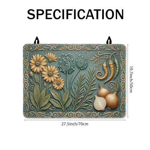 Housse de protection rustique en polyuréthane turquoise 71x50 - 4