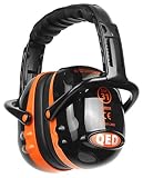 QED qed31 Mid Range Premium nausznica do uszu, czarna oprawka i korpus z bursztynowym kolorem, ochrona