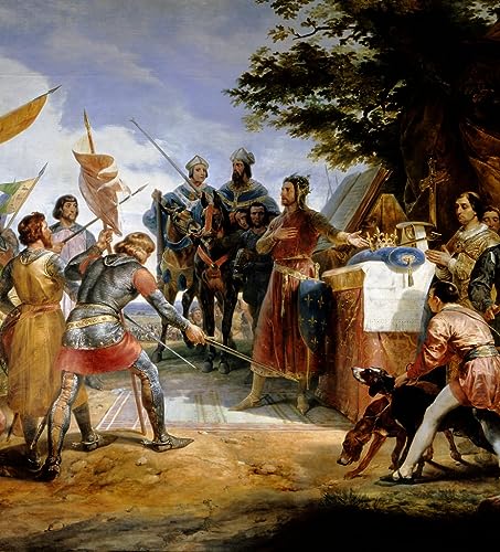 Impression d'art bataille de Bouvines Horace Vernet affiche 60x90