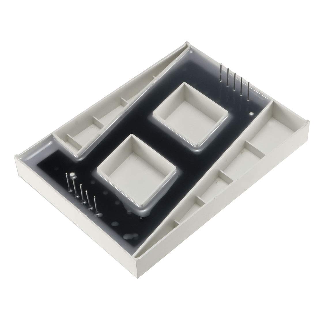 LED SEGMENT DISPLAY 2 Ziffern, 7 Segment, 0,30 Zoll, grün, gemeinsame Kathode, 5 Stück EUR 10,94