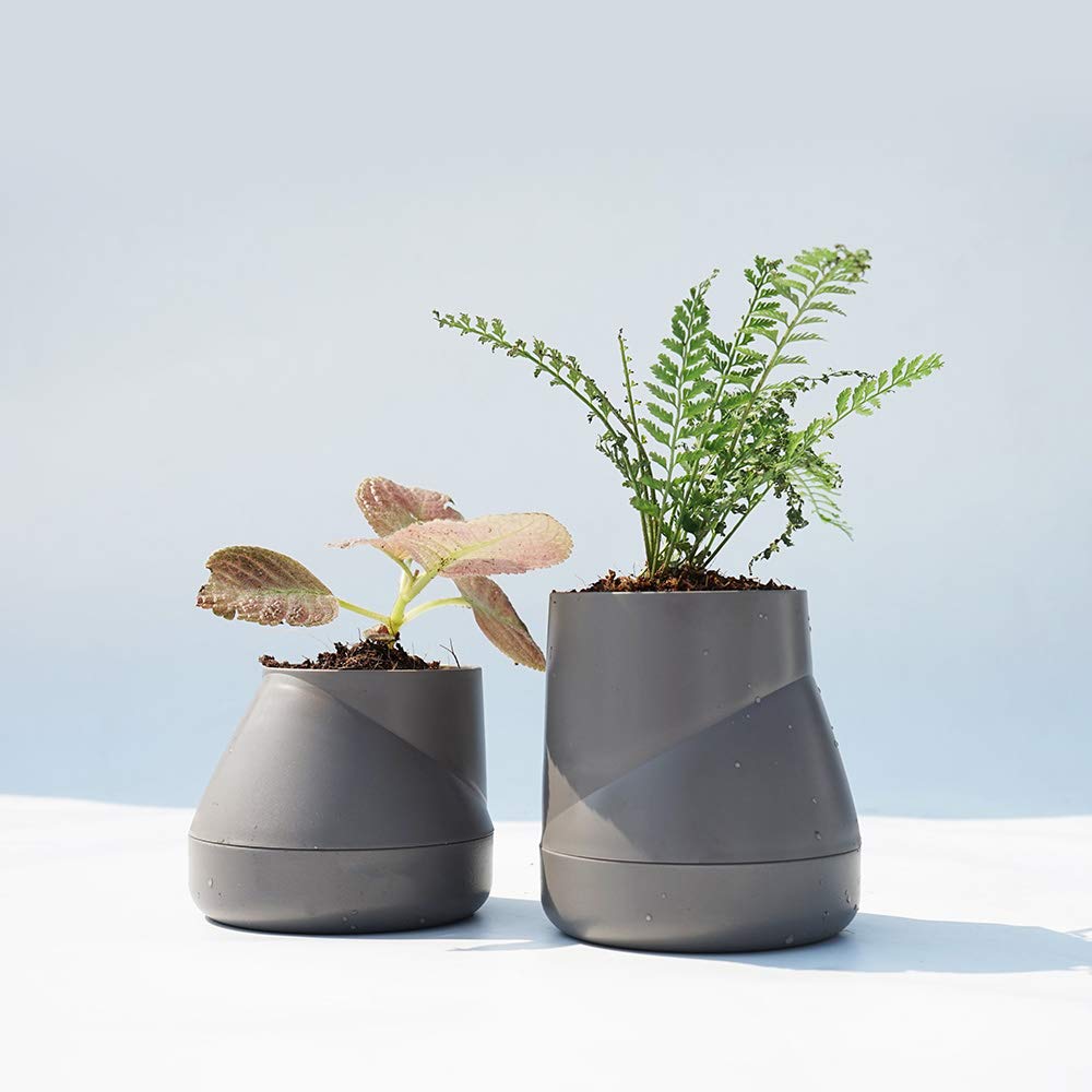 colanda Vaso con Sistea di Auto-irrigazione, 15C Vaso Bianco