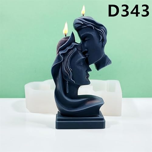 Candle Moulds for Candle Making, Sturdy Heavy Duty Plaster Resin Crafts Making Tool for Holiday Gift