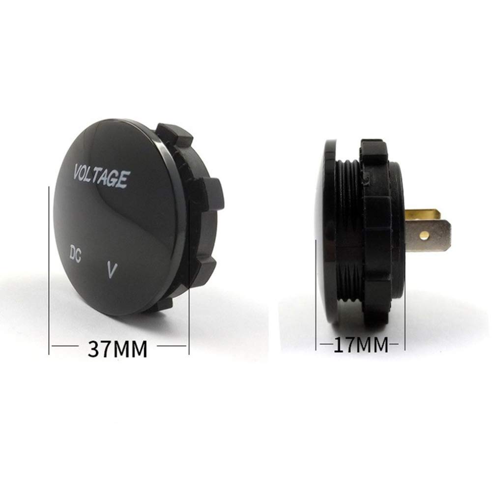 Voltmetro Digitale Per Auto E Moto - Monitor Batteria 12V-48V Impermeabile - Foto 9