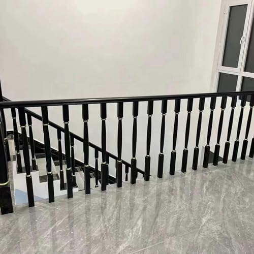 Stair balusters post noir pour installation de plancher sur balcon - 5