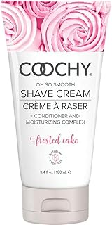 Coochy Shave Cream - Moisturizing Shave Lotion - Gentle Intimate Shaving Cream - For Bikini Area, Underarms, Legs & More - Rash-Free, Hydrating Formula - Frosted Cake, 3.4 oz