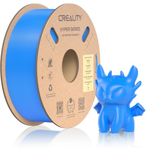 Hyper PLA Filament Blue Creality ultra régulier 1.75mm pour buse