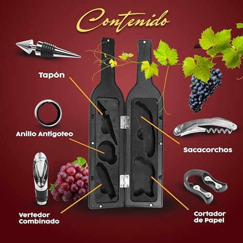 La mejor selección de Juegos de accesorios para vino comprados en linea. 14 Imagen adicional