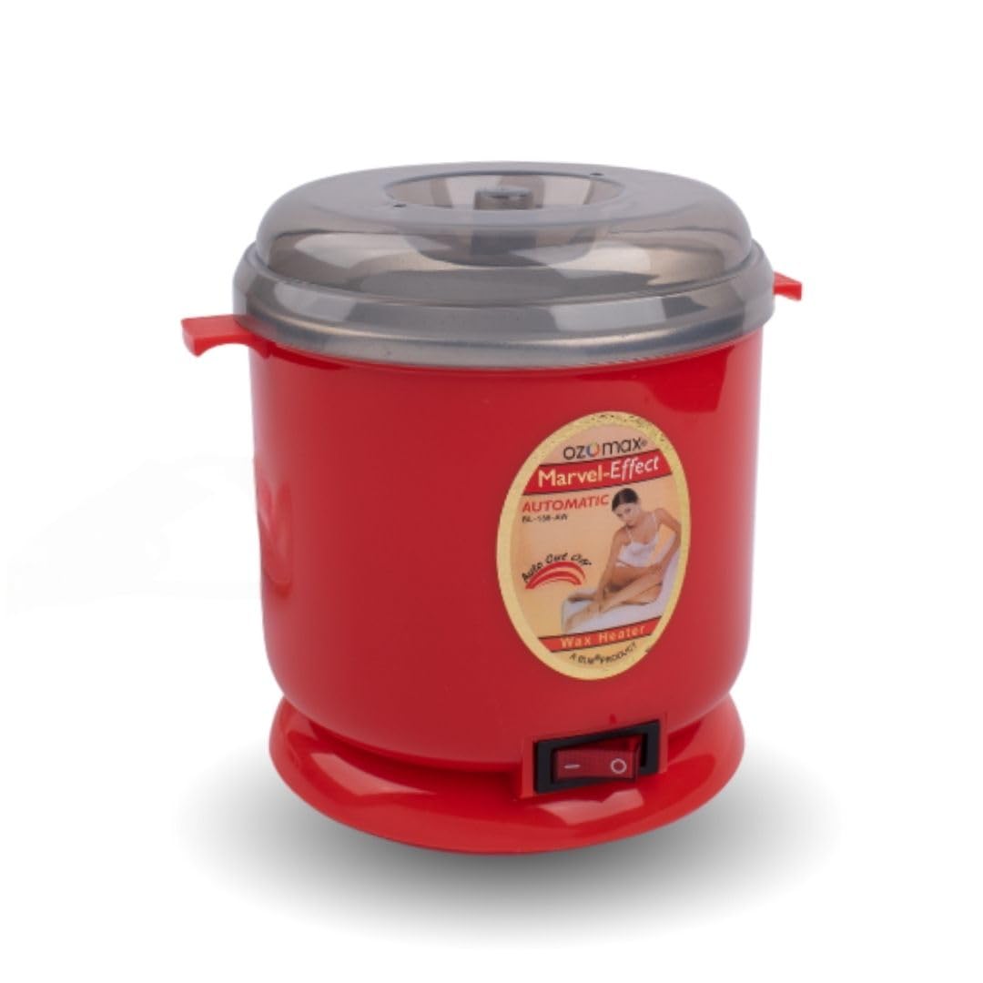 OZOMAX Marvel WaxHeater with Auto Cut-Off, Alomst All Types of Wax  HardWax, SoftWax, Beeswax, BeanWax, liposoluble, for Hair Removal, Waxing,  Beauty