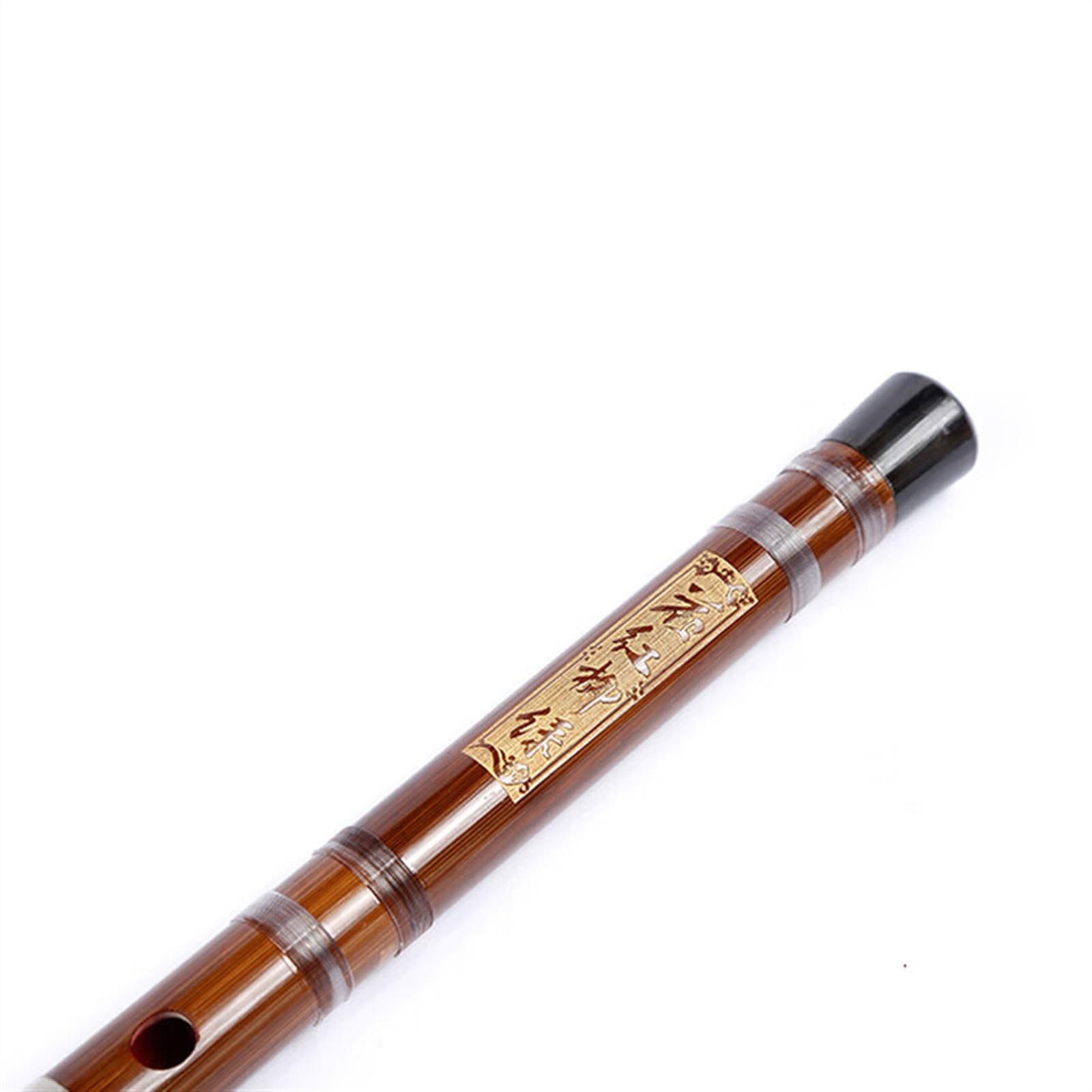 Flauto F Flauto traverso Linea trasparente Flauto di bambù Flauto a due sezioni collegato bidirezionalmente Tradizionale Flauto Di Bambù Strumento