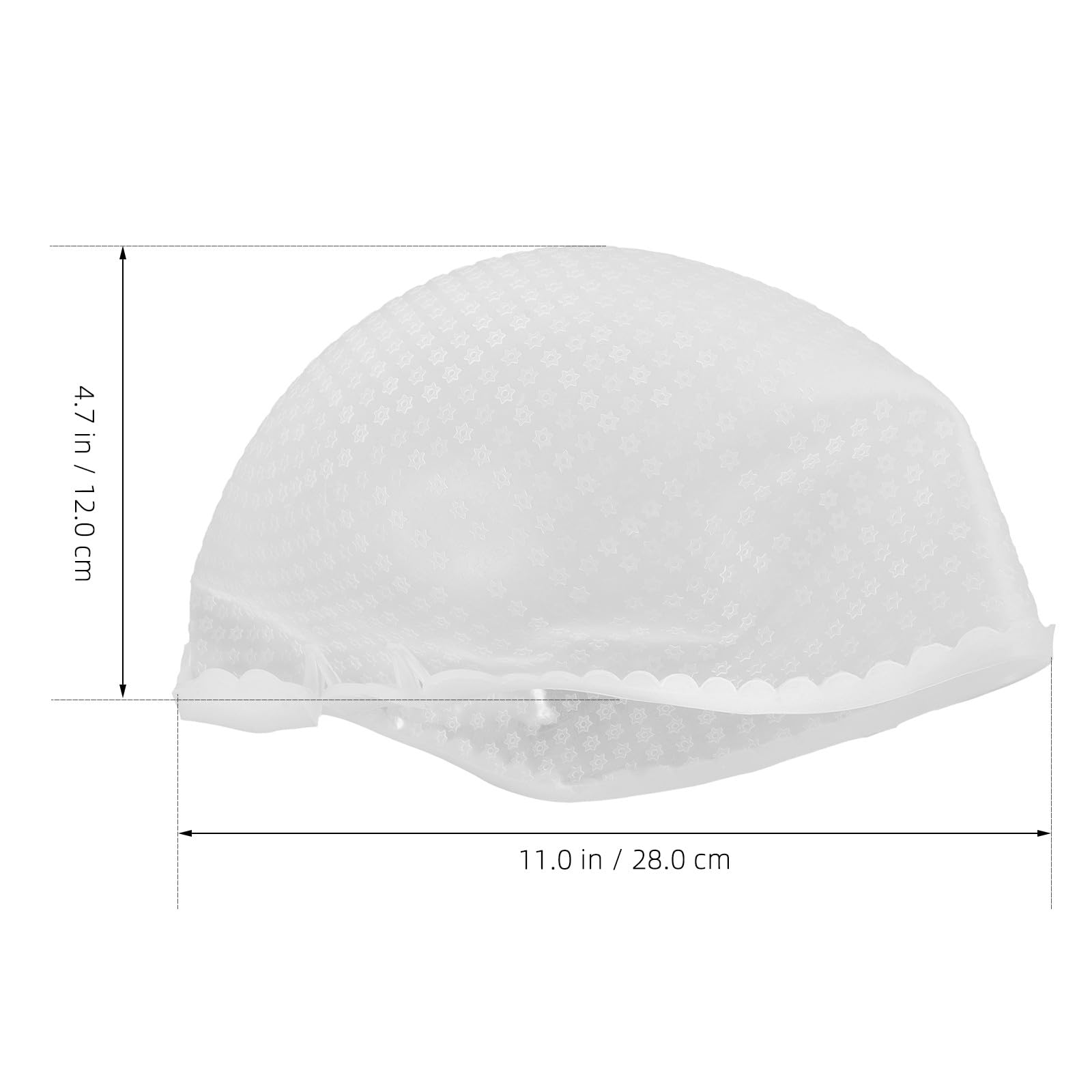 GANAZONO Gorro de Silicona para Teñir y Resaltar el Cabello, Reutilizable Agujeros Cruzados, Diseñado para Técnicas de Balayage y Mechas en Casa