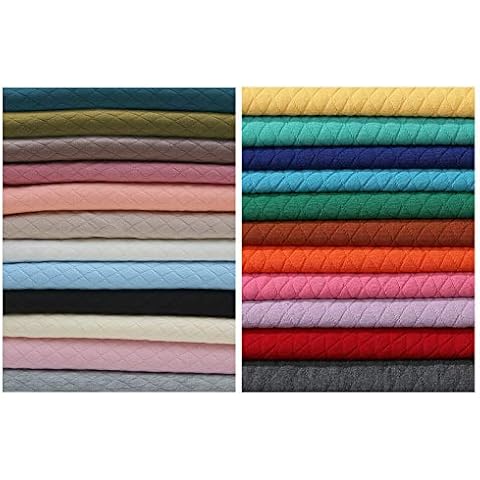 Light Pink Double Layer Quilted Jersey Fabric Cover