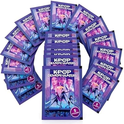 KPop Demon Hunters 20 paquetes de figuritas, 100 pegatinas oficiales | Ya disponible en tu tienda friki favorita! En mundofriki.es!