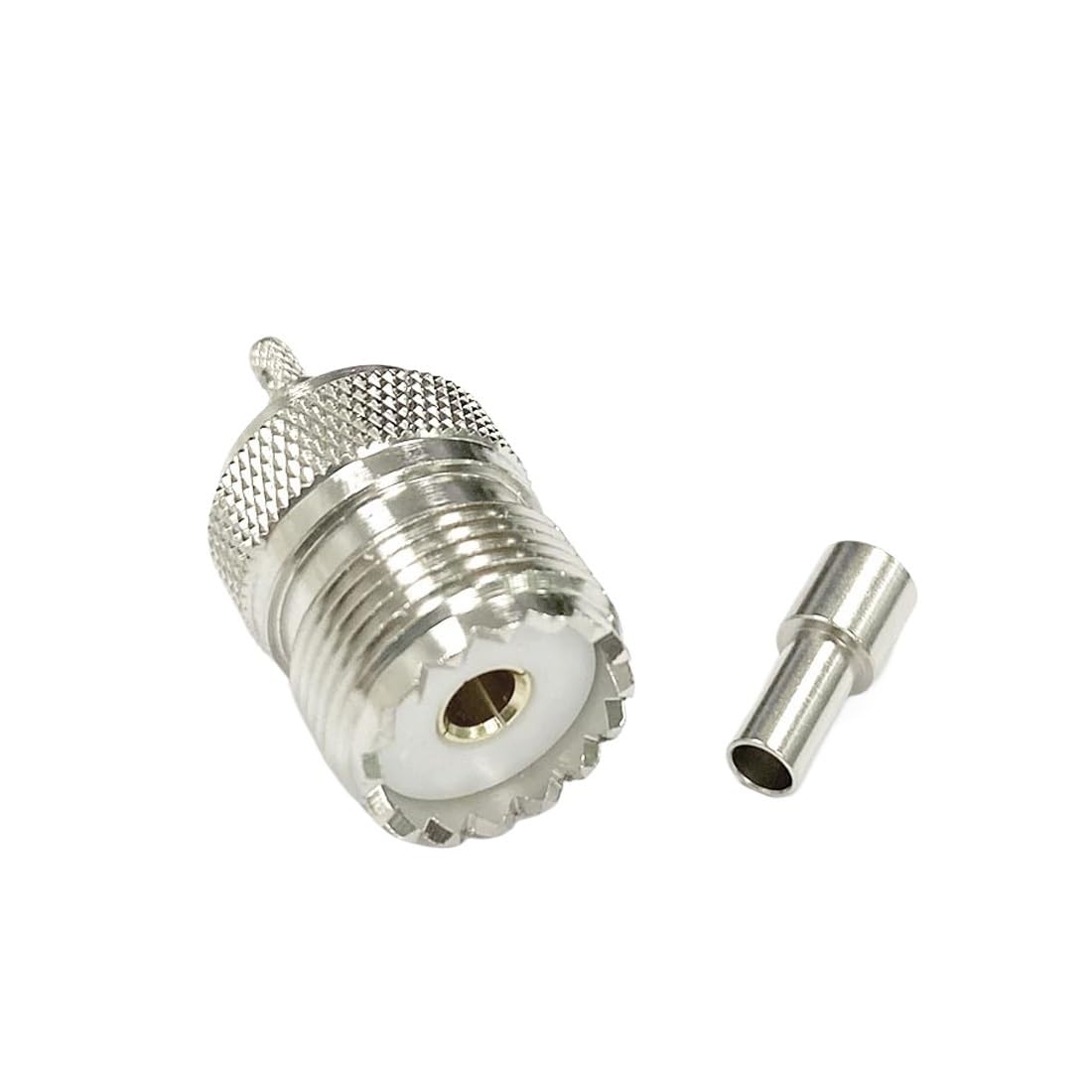 Bcomfy Men's Type5 1Pc Uhf Pl259 So239 Fe Jack Rf Coax Connector For Rg316 Rg174 Rg58 Cable Welding Terminal New(Type5)