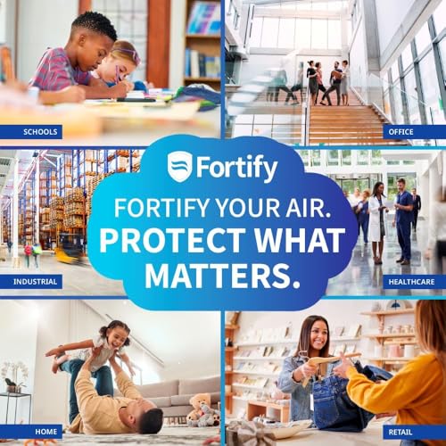 Image of Fortify 16x25x5 MERV 11 Replacement for Lennox X6670, HCF16-11 HVAC Furnace Filter. (2-Pack) Actual Size: 15.75 x 24.75 x 4.38