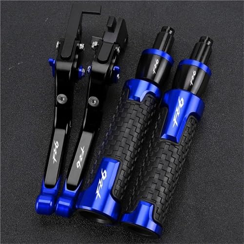 Poignées de Guidon Moto et Leviers Réglables pour Yamaha Fazer FZ6S FZ6N 2004-2010