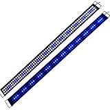 Aquarium beleuchtung 180cm passend für Aquarium von 180cm-200cm. 5100 Lumens. 8000K. Weit verbreitet：Die ideale Aquarienbeleuchtung für Aquarien, Zisternen, Steingärten, Tierkäfige.