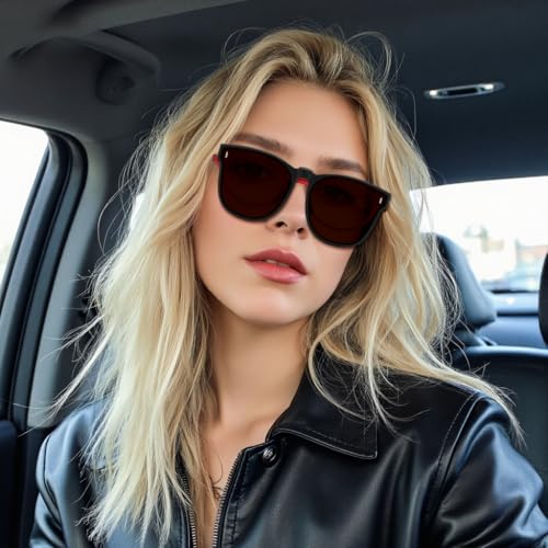 FEISEDY Polarized Clip On Sunglasses Over Prescription Glasses Men Women Fit Flip Up B4177 — view 2