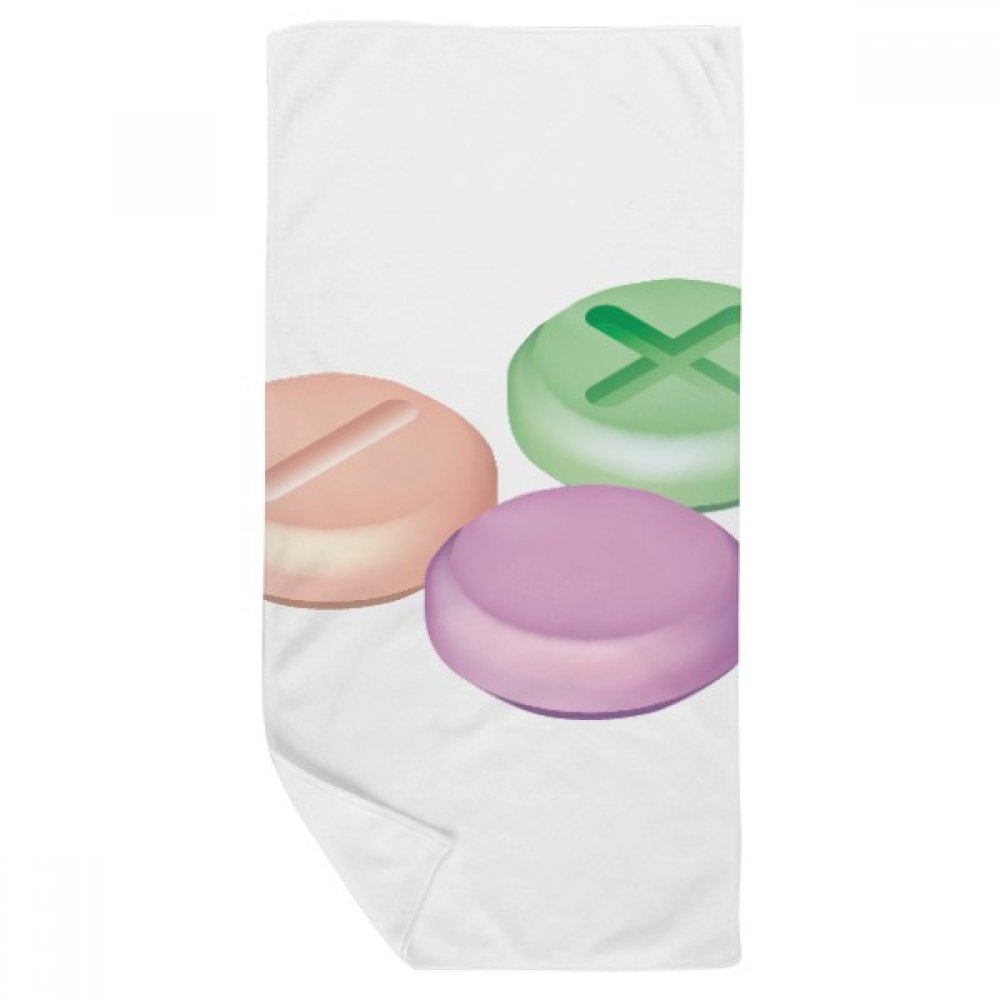Serviette de bain pilule de soins de santé pour éviter de mélanger son linge