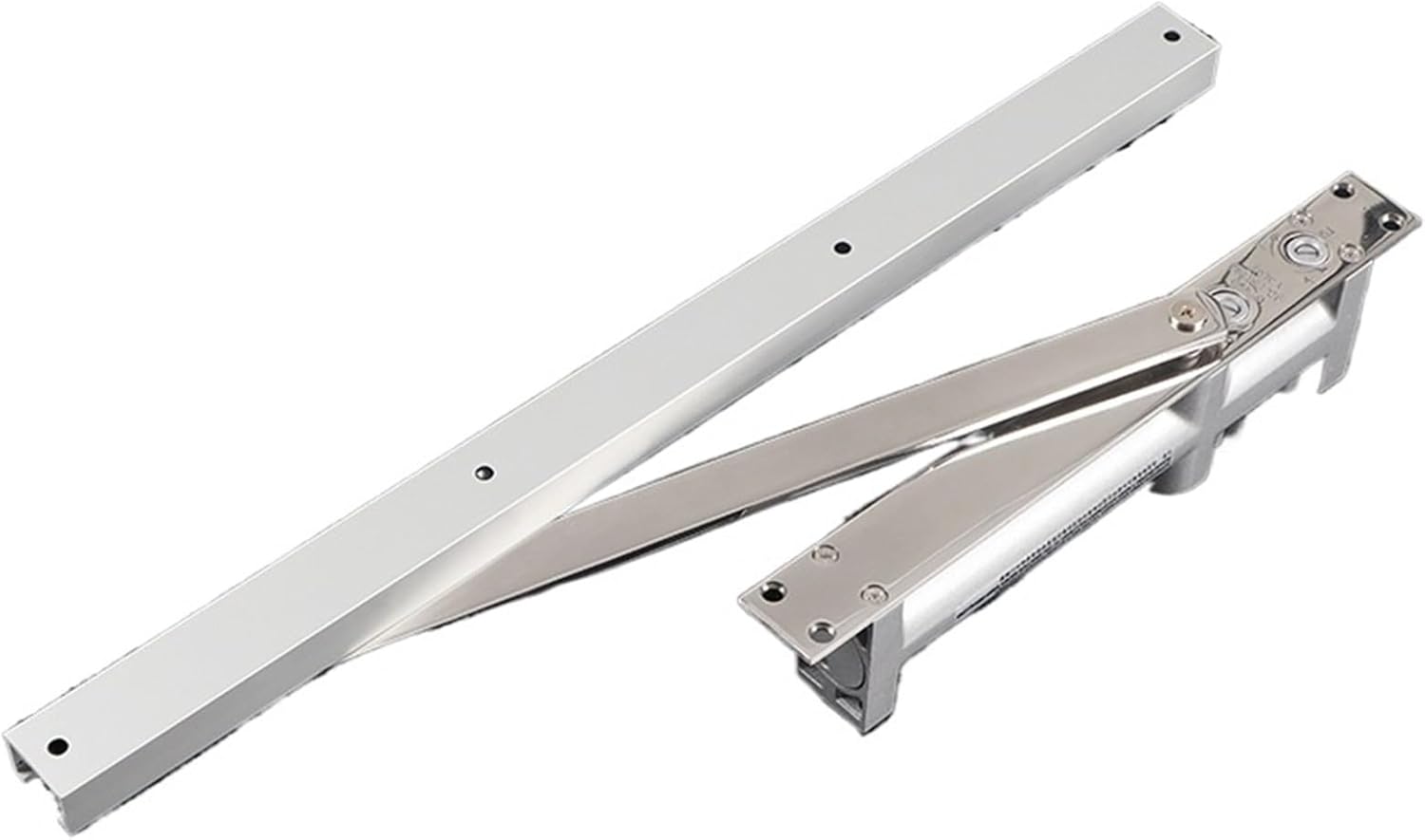 Square Hidden Door Closer Buffer Hydraulic Home Hotel Accessories(Silver)