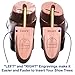 HOUNDSBAY Men's Cedar Shoe Tree with Wide Heel 2-PACK - Purchase Plants 2 Trees in USA (2-Pack, XL)