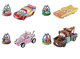 Disney/Pixar Cars Easter Set (Mater, Lightning McQueen, Ramone and Pink Buggy) 4 Vehicles