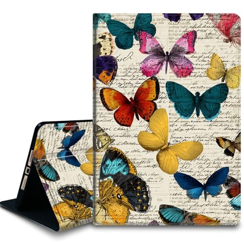 Bxgolkgd Funda para tablet Kindle Paperwhite de 6.8 pulgadas (11ª generación-2021) y Kindle Paperwhite Signature Edition, función de encendido y apagado automático, arte de mariposa vintage