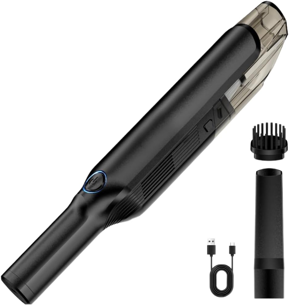 Handheld Car Vacuum Cleaner, Strong Suction Vacuum & Compressed Air Dusters, Wireless Mini Portable Hand Vacuum Blower for car