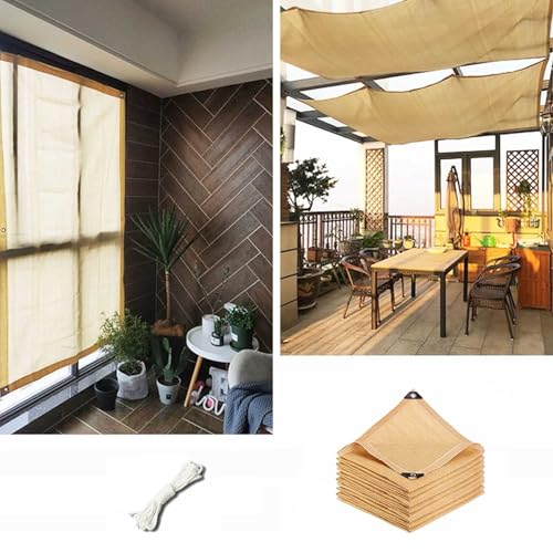 Tissu d'ombrage 90% filet pare-soleil avec œillets pour serre et jardin 3x3m