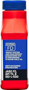 VP Racing 2901 Small Engine Fuels Full Synthetic 2-Cycle Oil - 2.6 Ounce (1 Pack)