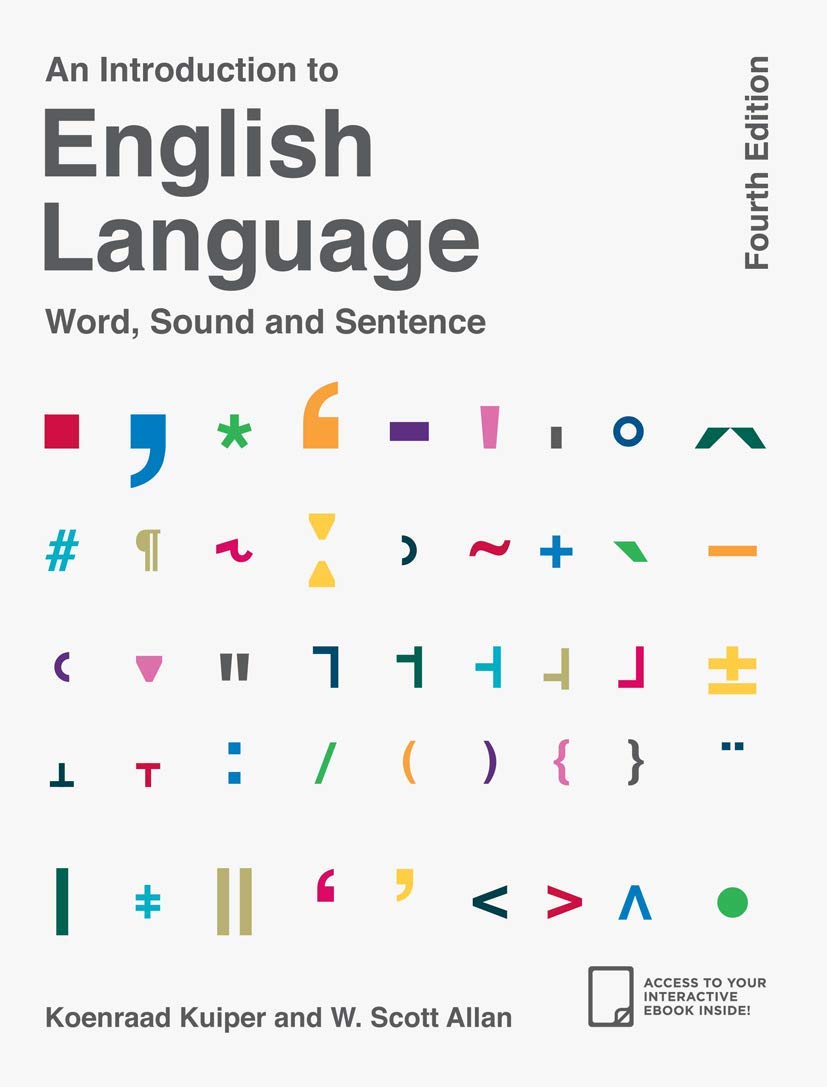 An Introduction to English Language: Word, Sound and Sentence