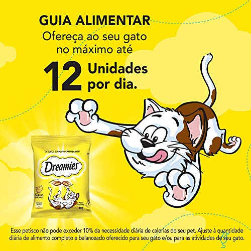 Petisco Para Gatos Dreamies Queijo Adultos 40g