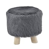 puff vestidor nordico Material: 95% fibra de viscosa + 5% otros - Patas de madera