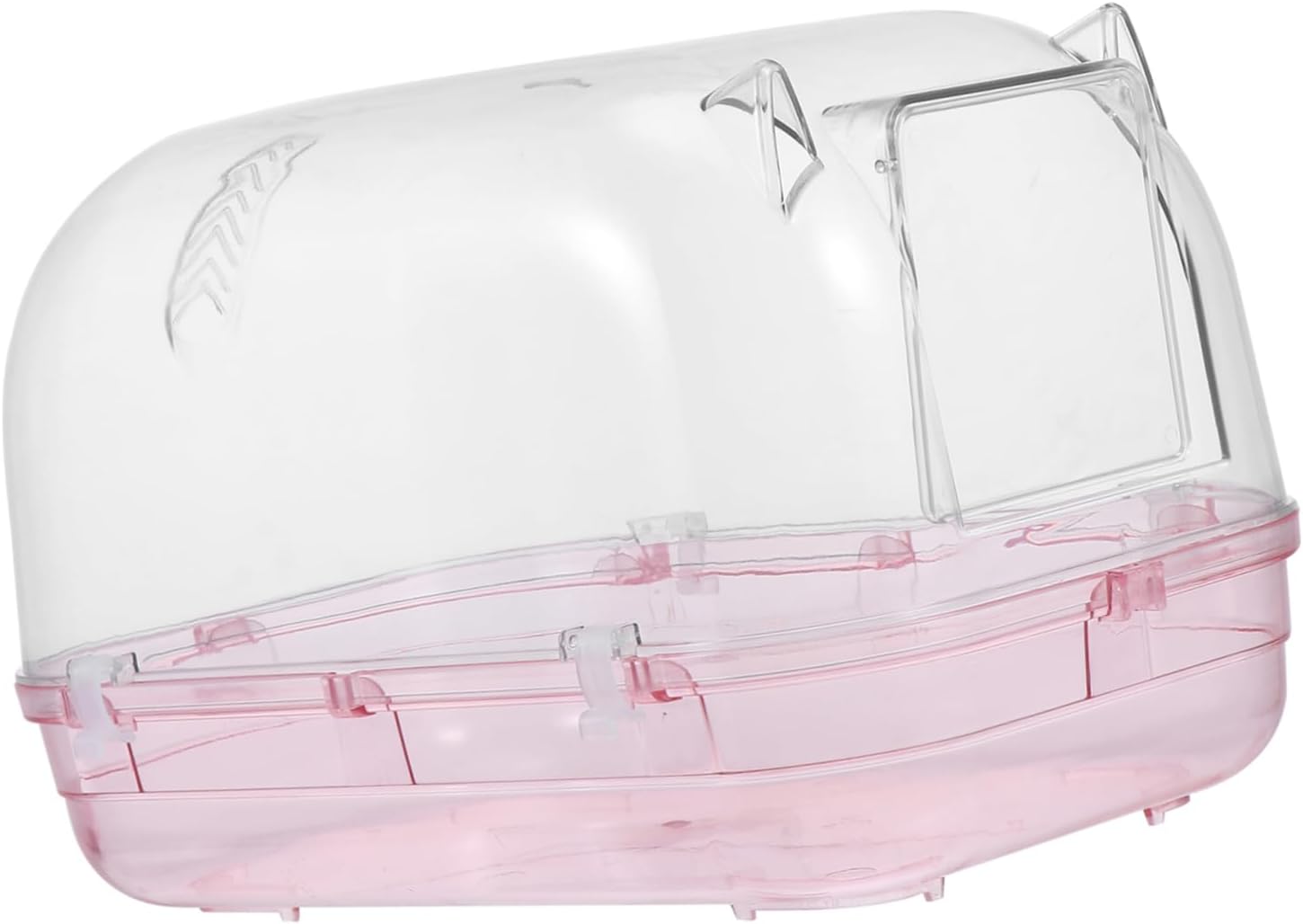 Mikikit Large Hamster Bathtub Sand Bath Container Waterproof Hamster Bath Tub for Chinchilla Easy PET Bathing Accessory and Small Animals