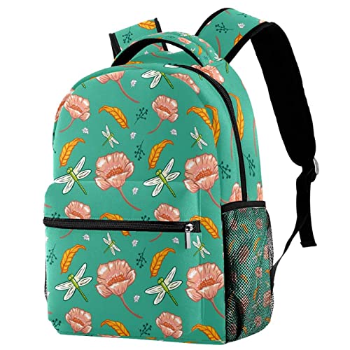 Sac à dos de voyage Medium Jaune et Bleu pour Filles et Garçons avec Porte-bouteille