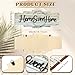 Jetec Home Sweet Home Sign, Rustic Wood Room Wall Decor, Farmhouse Plaque Wall Hanging Wooden Sign for Bedroom, Living Room, Wedding Decor(Rustic)