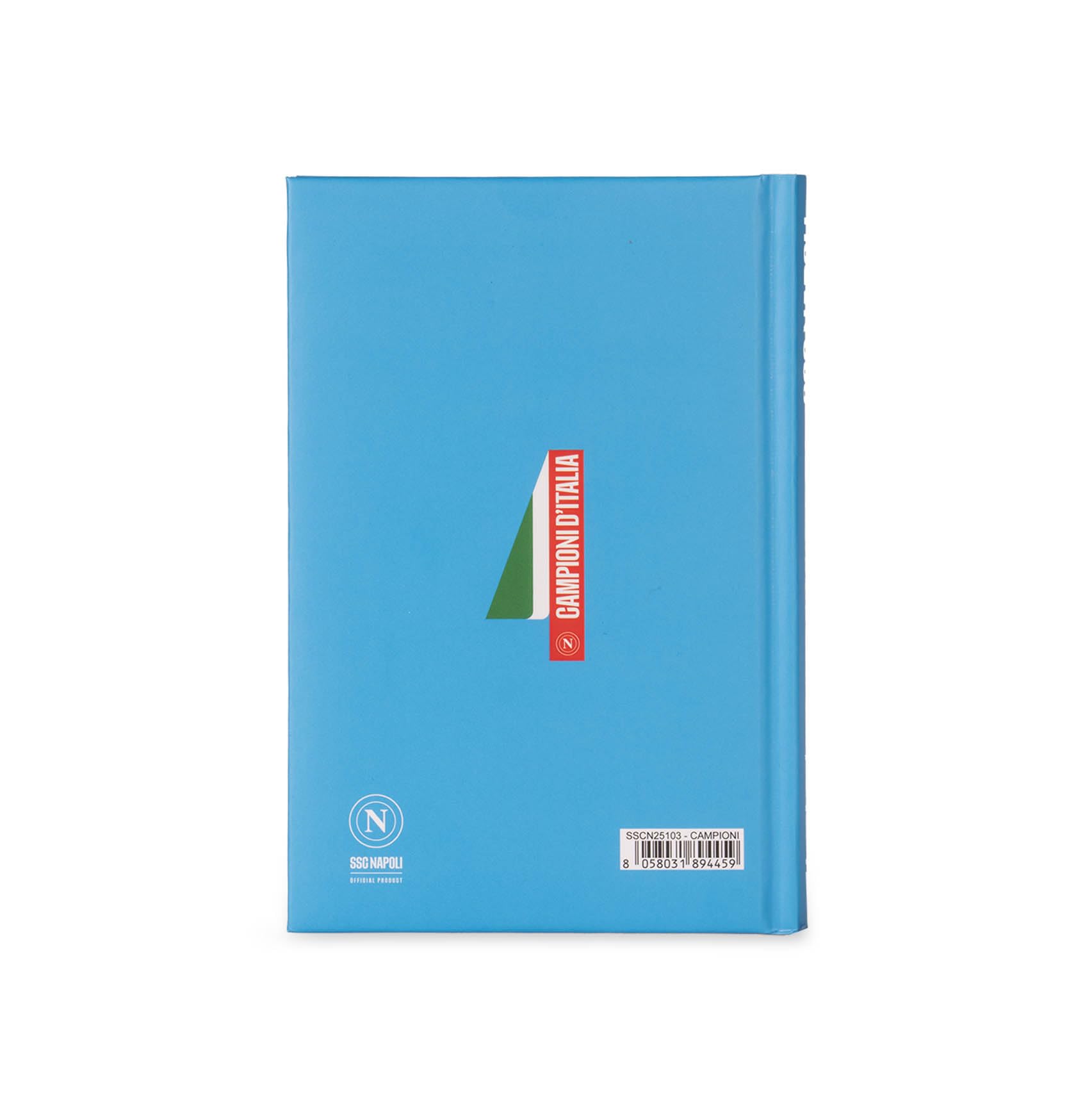 Colourbook - Diario Scuola Napoli, Diario 12 Mesi, Anno 2025 2026, Campioni D'Italia, Licenza Ufficiale (Campioni)
