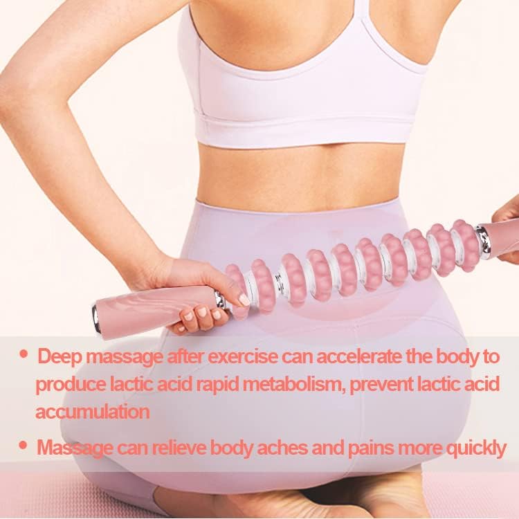 Bendable Muscle Roller Stick for Fascial Massage, Cellulite Remove, Lymphatic Circulation and Sore Muscles - Multi-Functional Massage Roller Stick for Legs and Back Muscle Recovery - Image 4